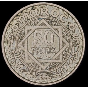 Marocco. 50 franchi 1952