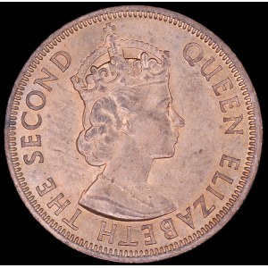 Territoires britanniques des Caraïbes. 1 cent 1965