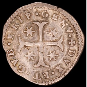 Italy. Genoa 8 Soldi 1653 Silver