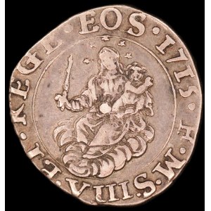 Italy. Genoa 8 Soldi 1715 Silver