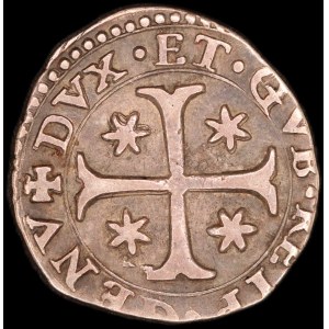 Italy. Genoa 8 Soldi 1715 Silver