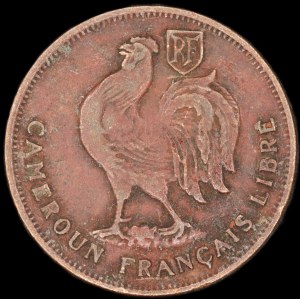 Cameroon. 1 Franc 1943