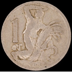 Cecoslovacchia. 1 Korun 1924