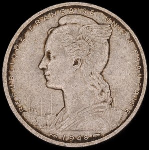 Somalie française. 5 Francs 1948