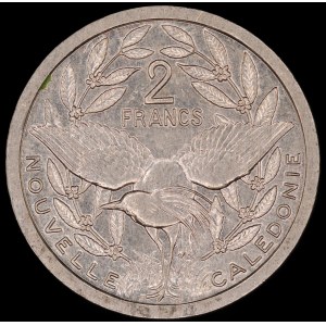 New Caledonia. 2 Francs 1987