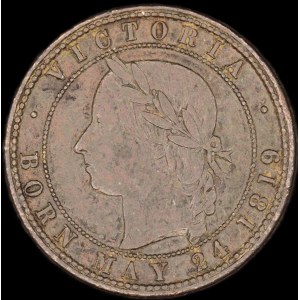 Neuseeland. 1-Groschen-Marke 1871 ALVA