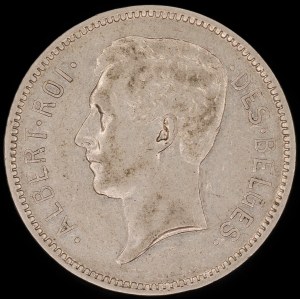 Belgium. 5 Francs 1931 French