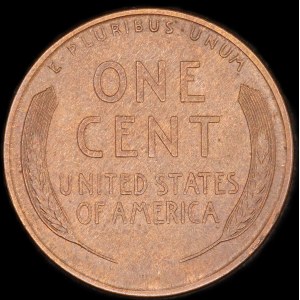 United States of America. 1 Cent 1918 S San Francisco Collar Strike Mint Error