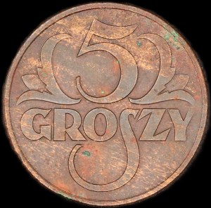 Poland. 5 Groszy 1938