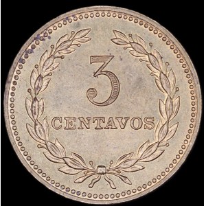 El Salvador. 3 Centavos 1974