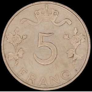 Luxembourg. 5 Frang 1949