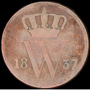 Holandia. 1 Cent 1837