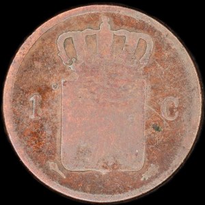 Holandia. 1 Cent 1837