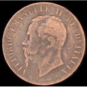 Italien. 10 Centesimi 1867 OM