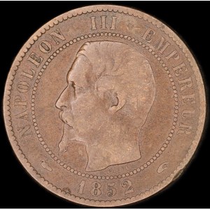 France. 10 Centimes 1852 A Paris