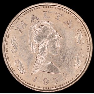 Malta. 2 Cents 1972