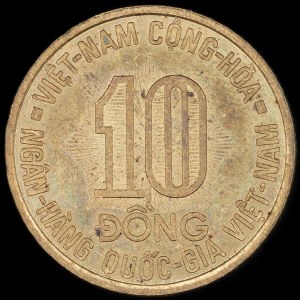 Vietnam. 10 Dong 1974