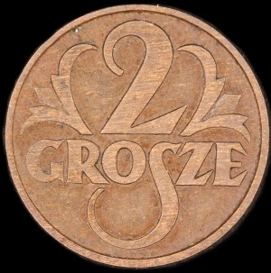 Poland. 2 Grosze 1934