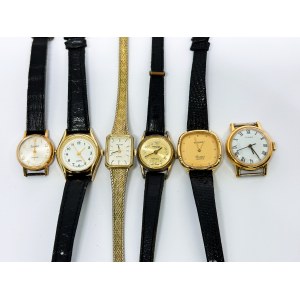 Zestaw 6 zegarków Damskich - Tissot, Timex, Rocar, Avia, Eppler, Quartz