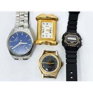 Zestaw 4 zegarków - Tissot, Ingersoll, Casino i Parklane