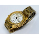 Zegarek Męski kwarcowy Seiko Chronograph pozłacany z datownikiem