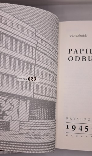 Pawel Sobanski - Paper reconstruction - a catalog of bricks 1945-1950
