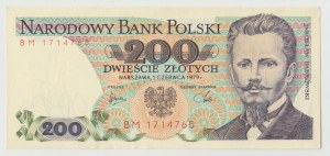 200 gold 1979 - BM - the rarest letter of issue