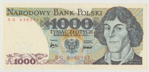 1000 PLN 1975 - BG