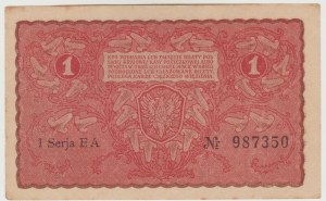 1 Polish mark 08.1919 - 1st Series EA