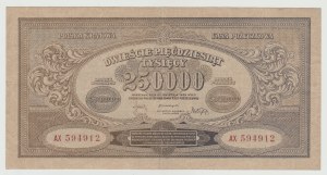 250,000 Polish marks 1923 - AX series wide numbering