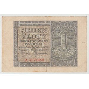 1 złoty 1940 - seria A - rzadsze