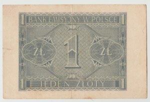 1 zloty 1940 - series A - rarer
