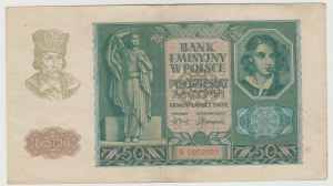 50 zloty 1940 - series B - low numbering