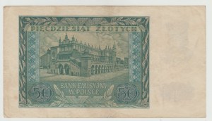 50 zloty 1940 - series B - low numbering