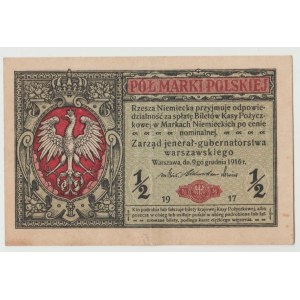 1/2 marki polskiej jenerał - seria A