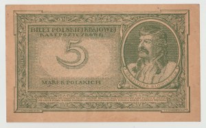5 Polish marks may.1919 - IS series - nice