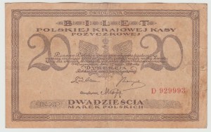 20 Polish marks May.1919 - series D