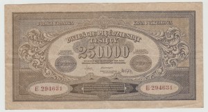 250,000 Polish marks 1923 - E series