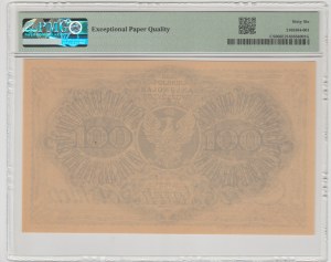 100 Polish marks February.1919 - Ser. AH official reprint
