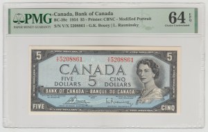 Canada 5 dollars 1954 (1972)