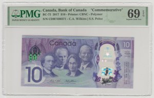 Canada $10 2017 - 150th anniversary of the founding of the country