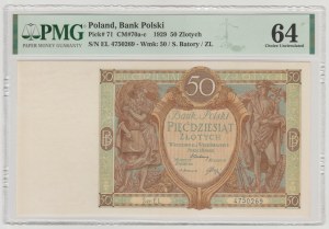 50 zloty 1929 - EL series.