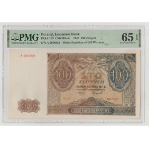 100 złotych 1941 - seria A