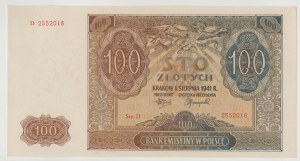 100 gold 1941 - D series