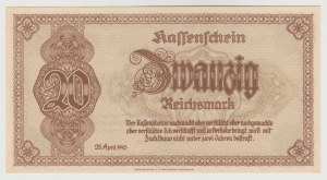 Germany Sudetenland and Lower Silesia 20 marks 1945 - AH series