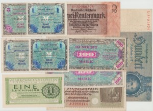 Germany set of 10 banknotes 1935-1944