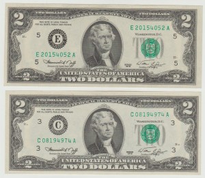 USA $2 1976 - C and E - Philadelphia and Richmond