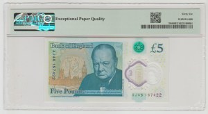 United Kingdom £5 2015 - AJ series