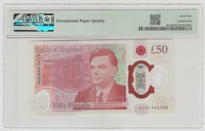 United Kingdom 50 pounds 2023(2024) - AJ series