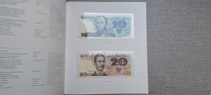 Incomplete album of NBP issues 1975-1993 - 9 banknotes
